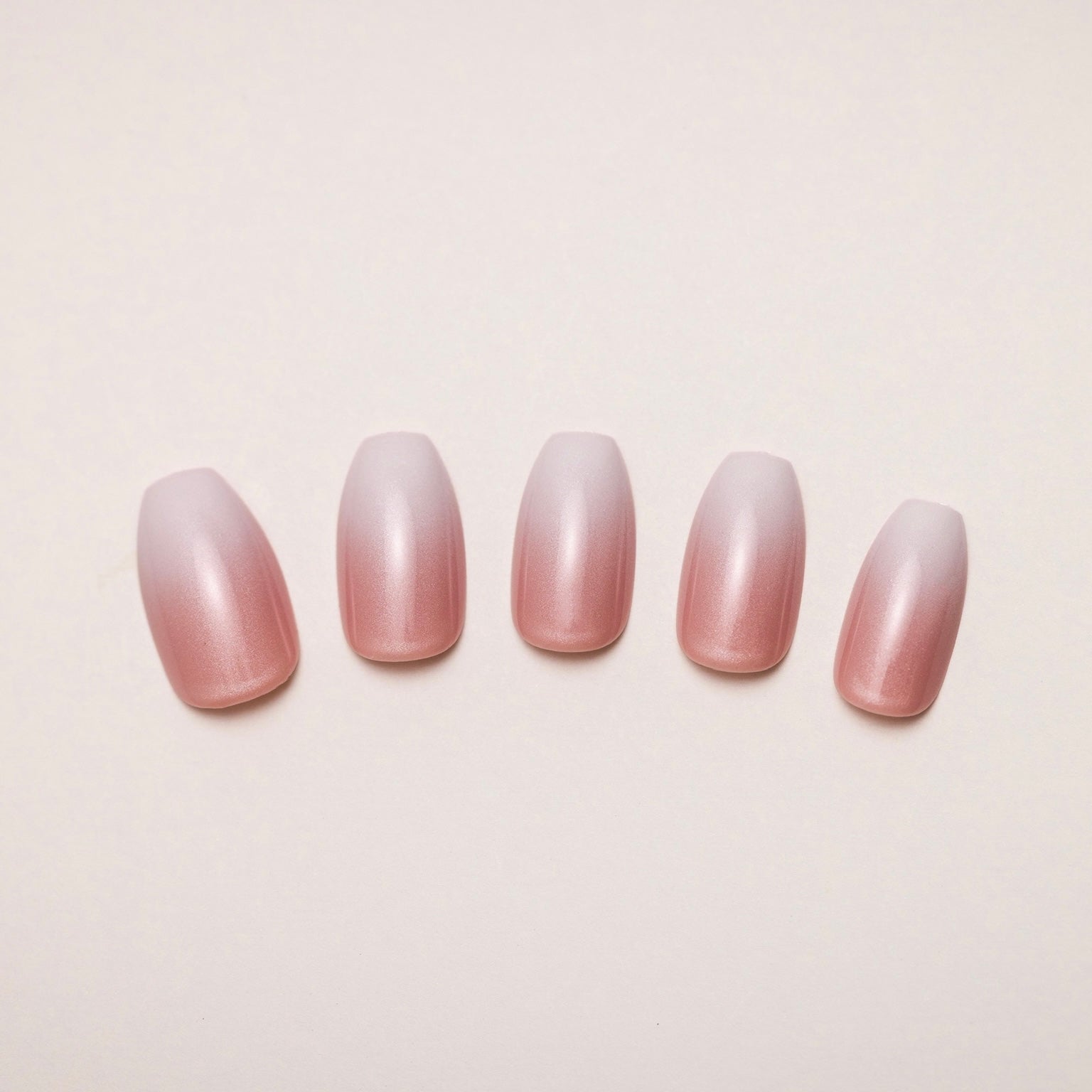 Cherry Blossom Season Medium Coffin Pink Jelly Press On Nails
