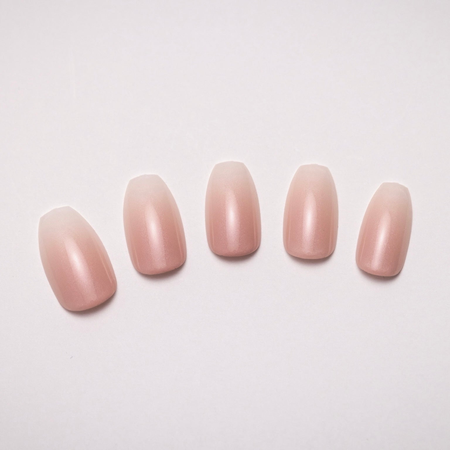Peachy French | Medium Coffin Press-on Nails | Nail Reformation
